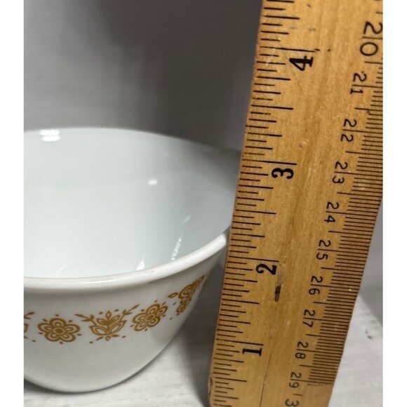 Vintage Corelle Butterfly Gold Tea Cups With Hook Handles and Saucers Set of 2 - Picture 5 of 12